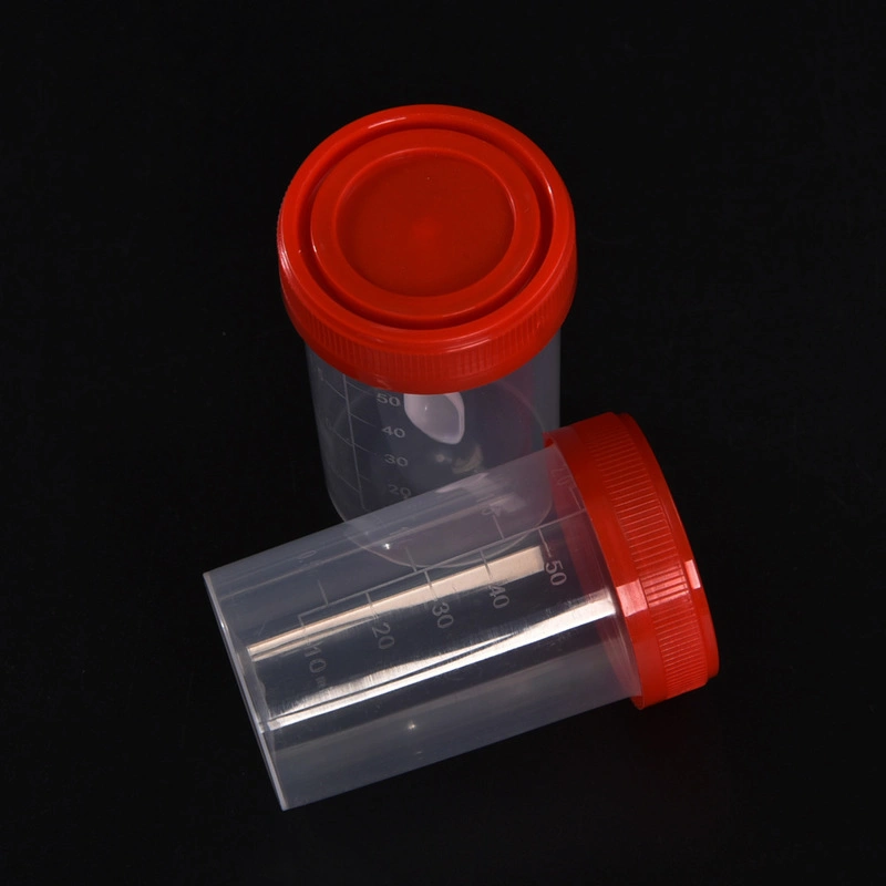 Disposable Sample Plastic Sterile Medical Disposal System Urine Test Collection Cup and Stool Container