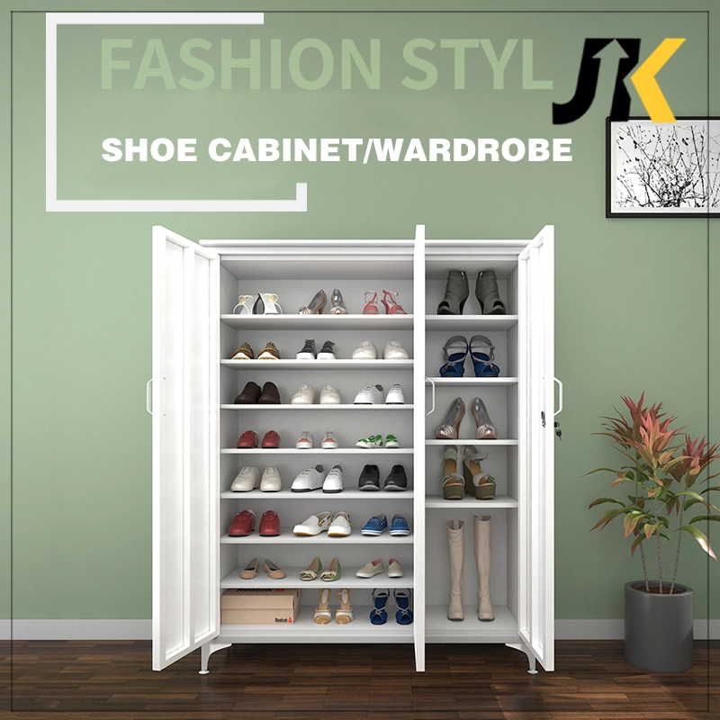 Furniture Living Room Metal Shoe Cabinet Shoe Rack