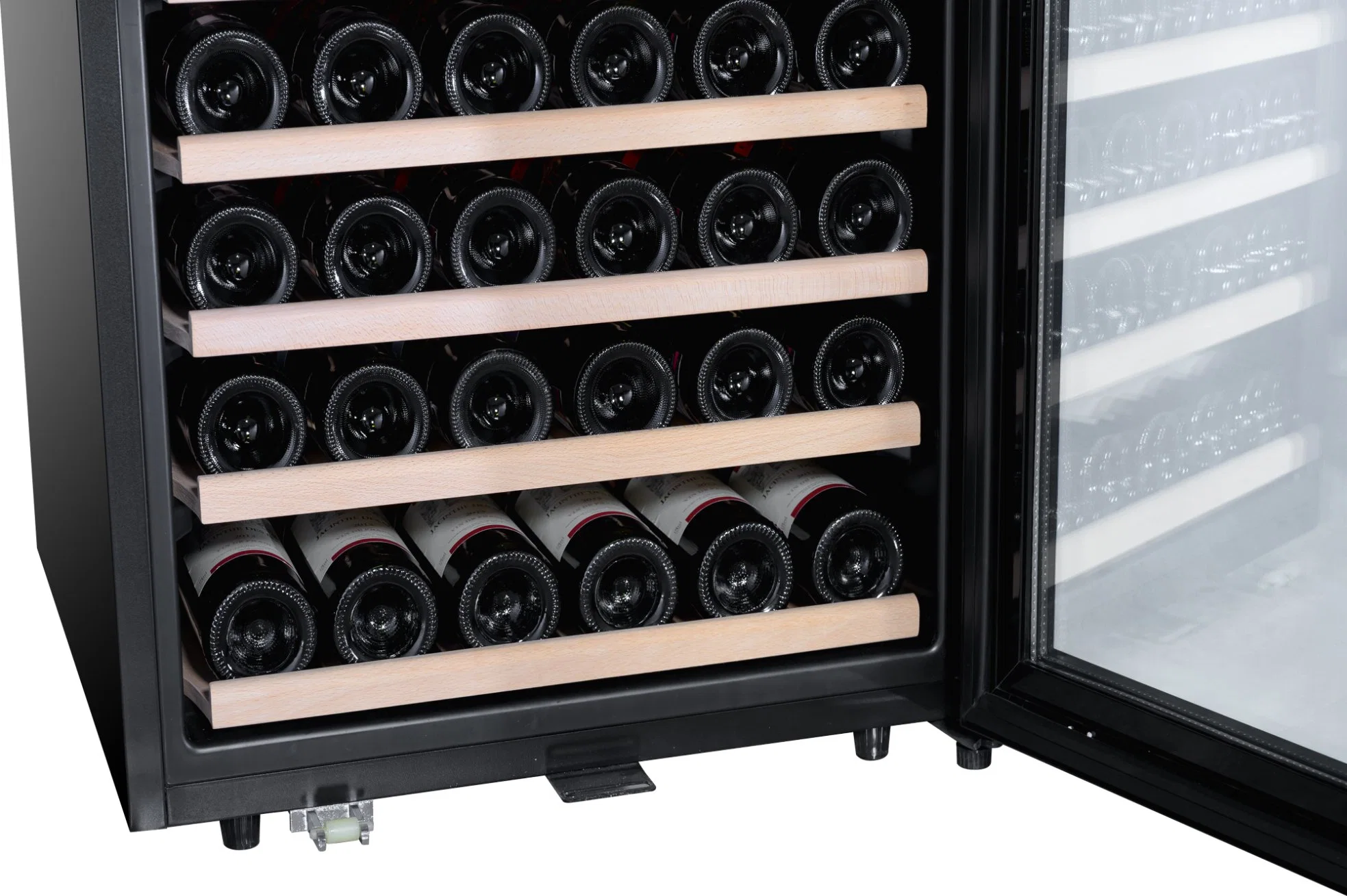 Bodega muebles Refrigerador de botellas de vino frigorífico frigorífico frigorífico zona doble