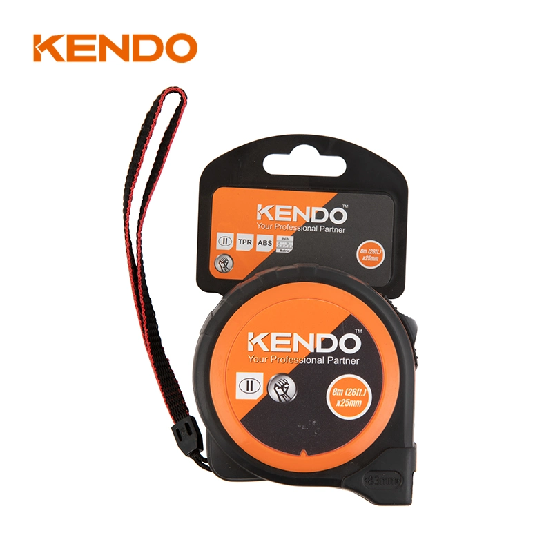 Kendo High Quality Retractable 3m Steel Tape Measure with Smooth Recoil Motion, It Is Convenient to Use