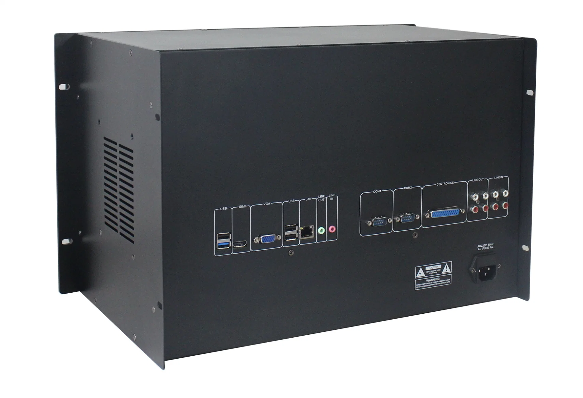 IP Rack Mounted System Manager Eco IP PA System with Real-Time Broadcast of External Source Via a/D Converter