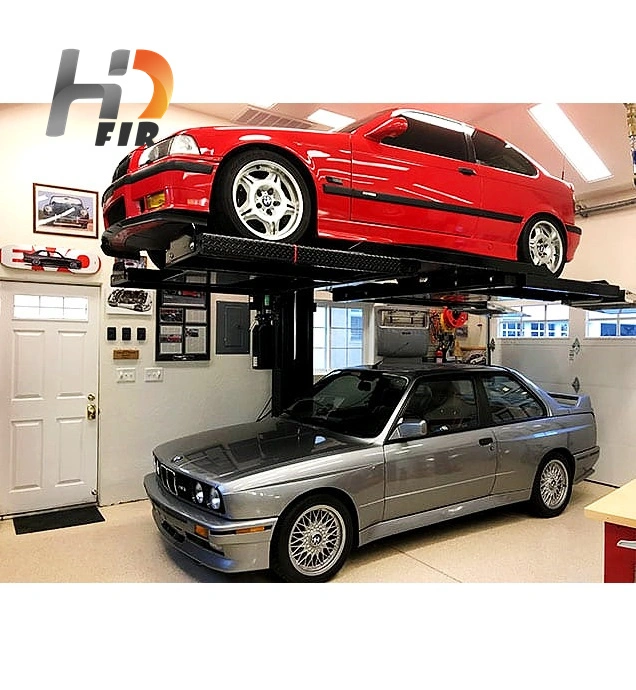 Hodafir Hydraulic Simple Storage Auto Post 2 Level Automatic Car Parking Lift