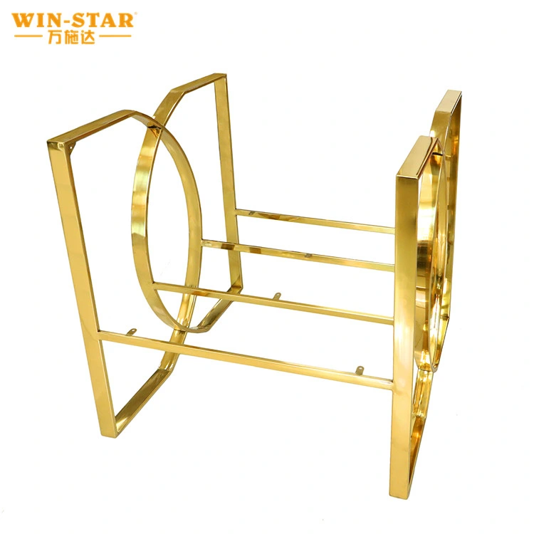 Windar Noble elegante silla de oro reposabrazos estructura estable base de sofá Soporte