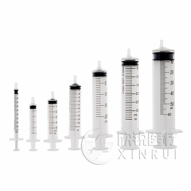 Medical Disposable Luer Slip Plastic Syringe with Needle