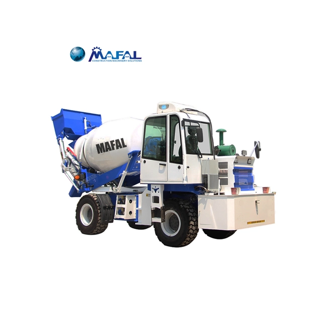 New Stock 1.5 M3 Selfloader Mobile Concrete Mixer Machine