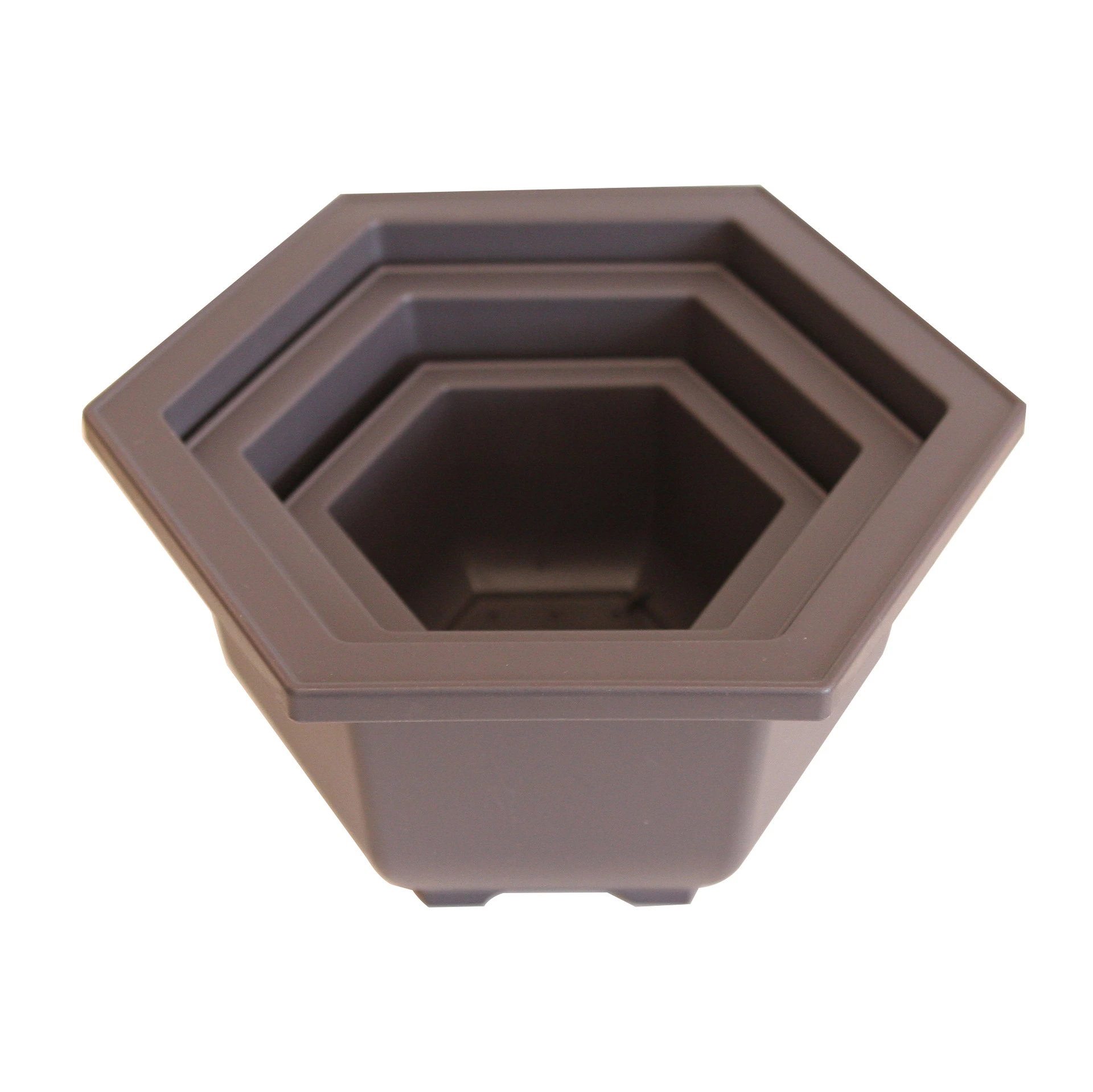 Chinese Factory Directly Wholesale/Supplier New Hexangular Bonsai Pot for Training Plants