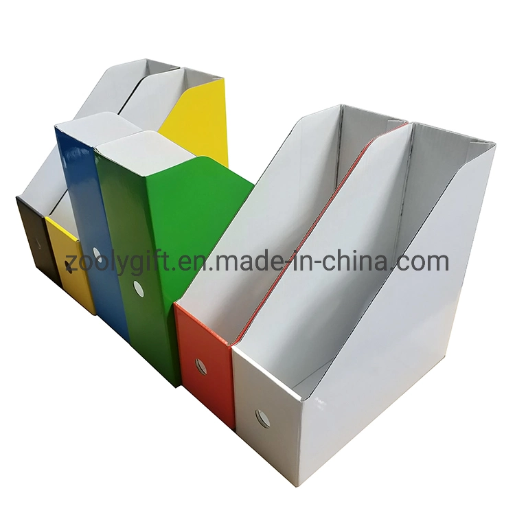 Hot Sale Colorful Organizer Box Document Storage Box Printed Magazine File Holder