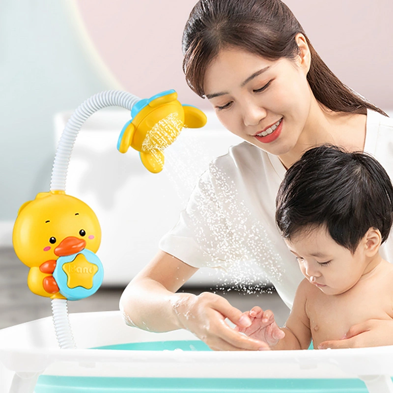 Baby Bath Duck Play Water Toys Small Duck Electric Shower Children's Toys That Will Spray Water in The Bathroom