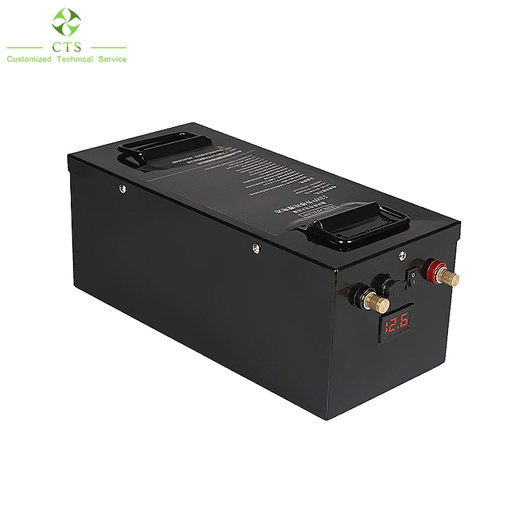 Rechargeable LiFePO4 12V 24V 100ah 200ah 300ah 400ah 500ah 600ah Solar Lithium Ion Storage Battery for RV Touring Camping Car Boat Marine