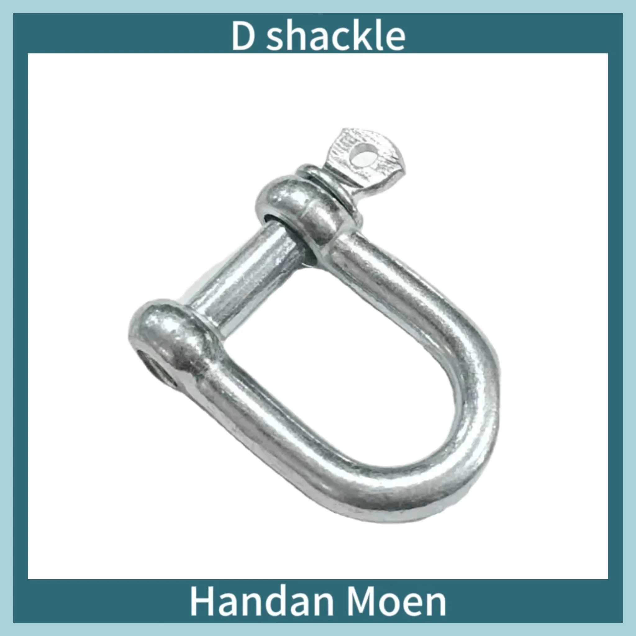 Hochwertige Carbon / Edelstahl D-Shackle M6-M24 Größe Verzinkte Möbel Zink