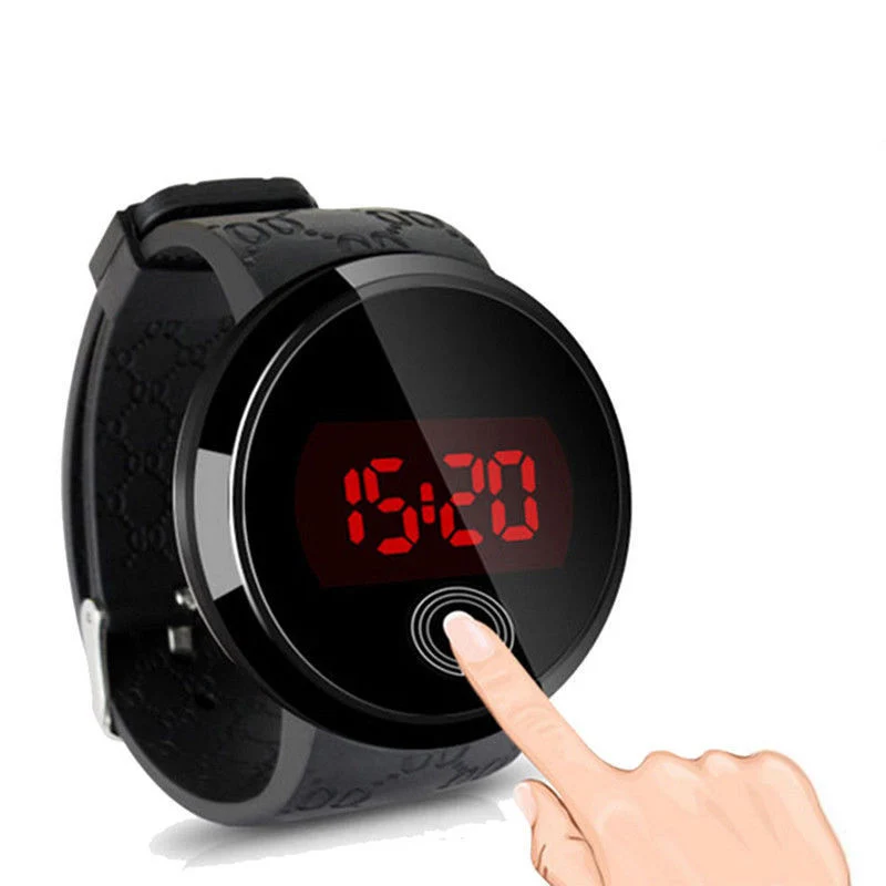 Original Digital LED Watch Touch Plastic Gift Watch