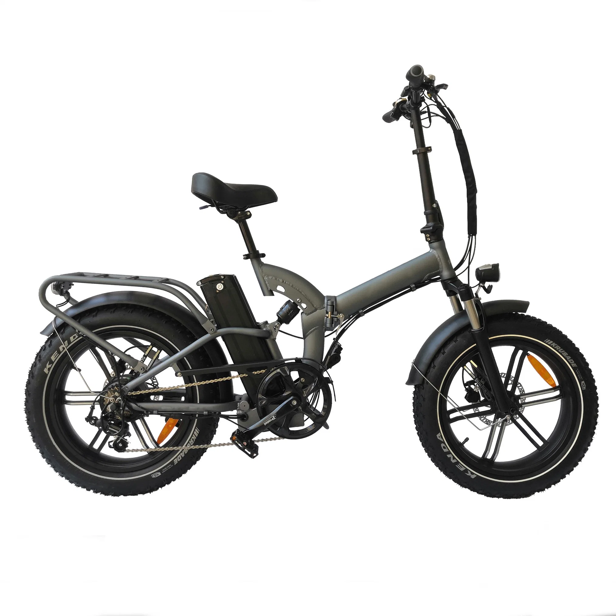 20 Zoll Fat Tire Elektro-Fahrrad mit voller Federung eBike 48V Ebike Am Strand