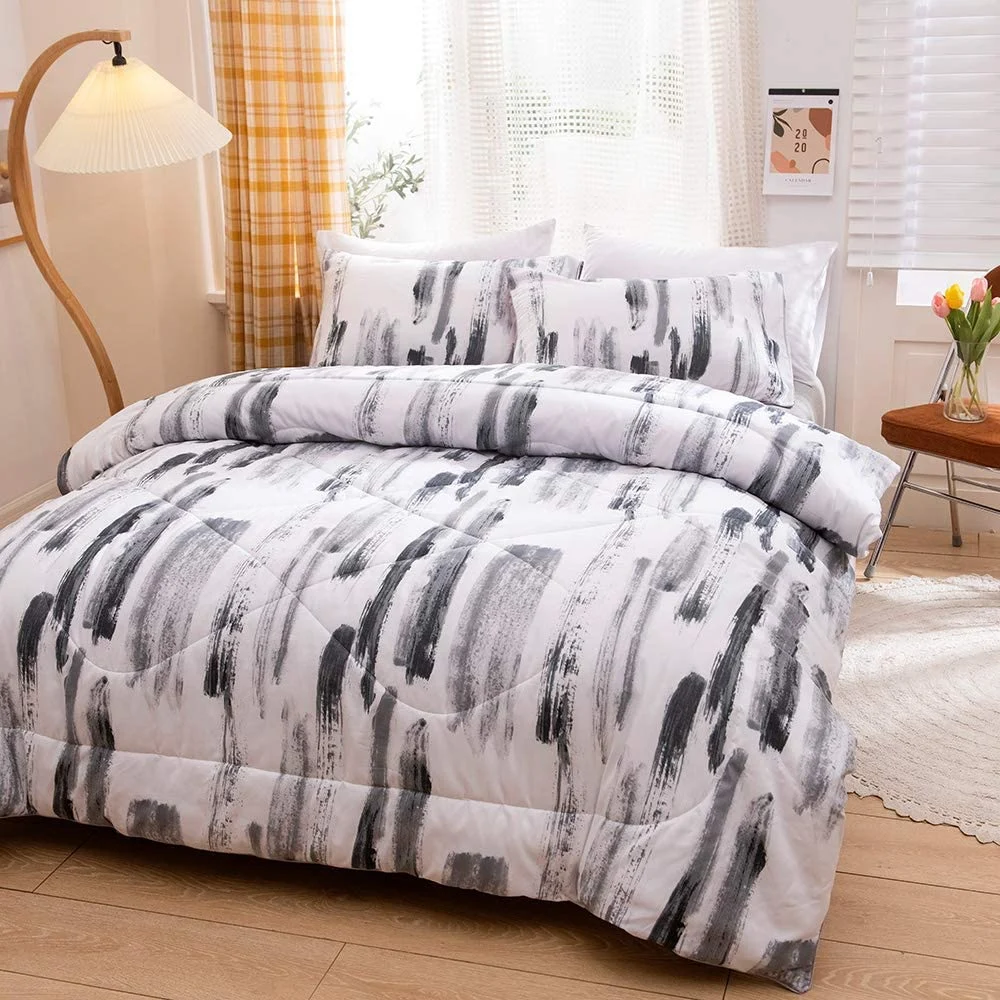 5 Star Hotel Used Super Soft Printed Fabric with Hollow Fiber Filling Luxury Quilt Duvet