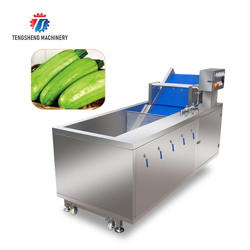 Ultrasonic Ozone Bubble Washer Vegetable Industrial Washing Cleaning Machine Ts-X200