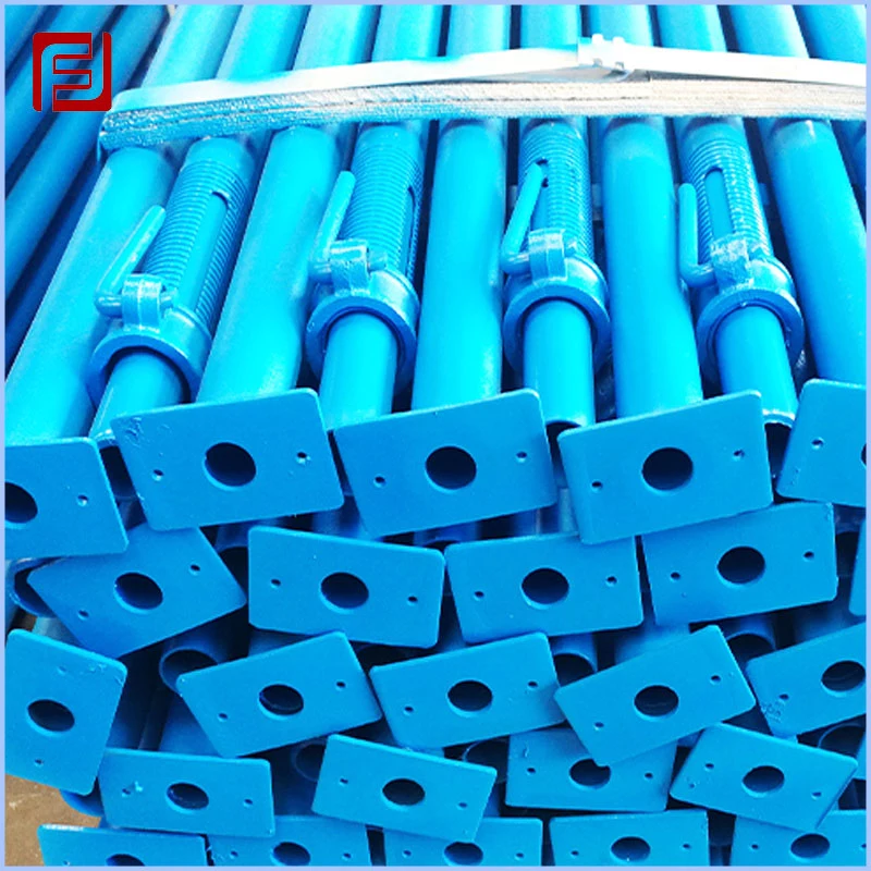 Steel Prop as Building Construction Tools and Equipment Adjustable Heavy-Duty Subway Steel Shoring Prop Round Scaffold