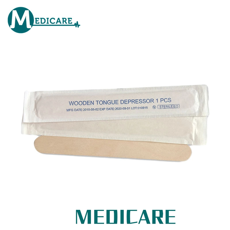 Wholesale/Supplier Medical Supplies Tongue Depressor Spatula Sterile Wooden Nature Supplies Medical Accessories A2u