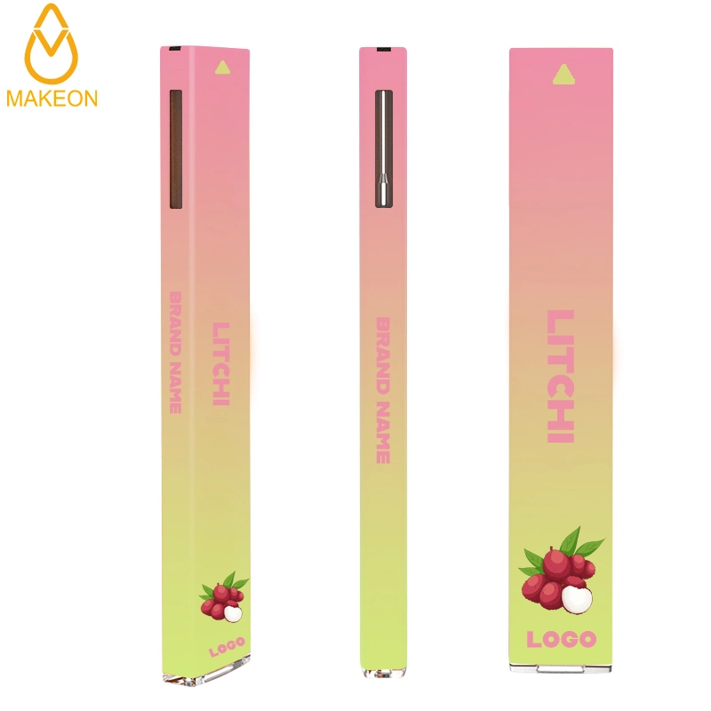 Makeon D8 Custom Disposable E-Cigarette VAPE Pen recargable 350mAh batería Imprimir Logo Marca Nombre aceptable OEM Packaging