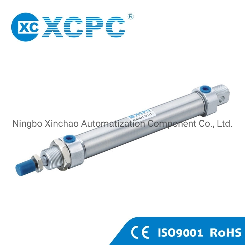 Pneumatic Manufacturer ISO6432 Standard Stainless Steel Mini Single Action Small Bore Piston Cylinder