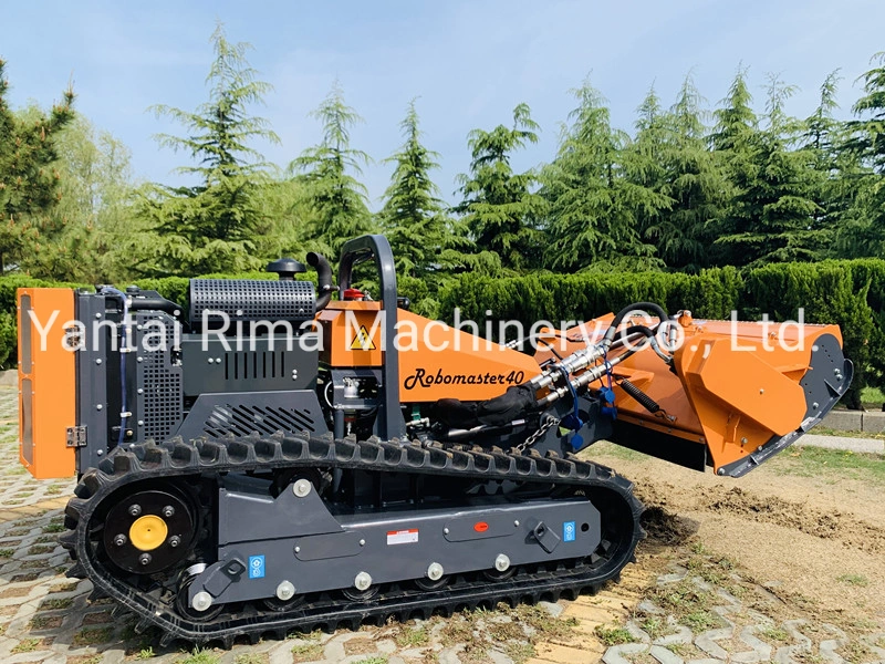 Robomastermini Tracked Wheel Skid Steer Loader with Attachments Mower/Mulcher/Bucket/Mini Dumper/Snow Blower