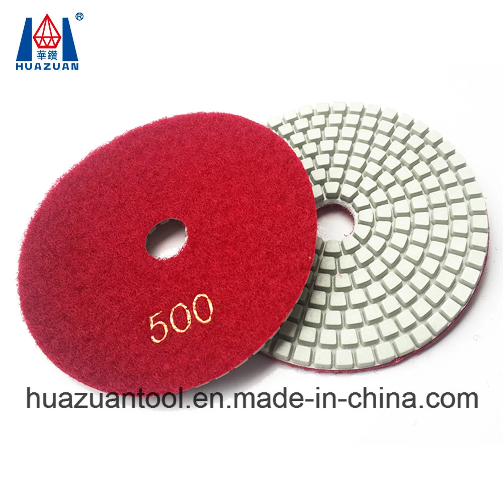 125mm Wet Polishing Pads for Marble & Granite Processing