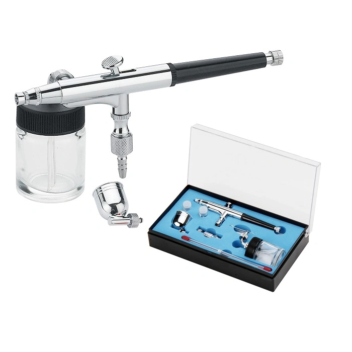 Airbrush Kit 134s Gravity Feed Dual-Action Airbrush Spray Gun Kit