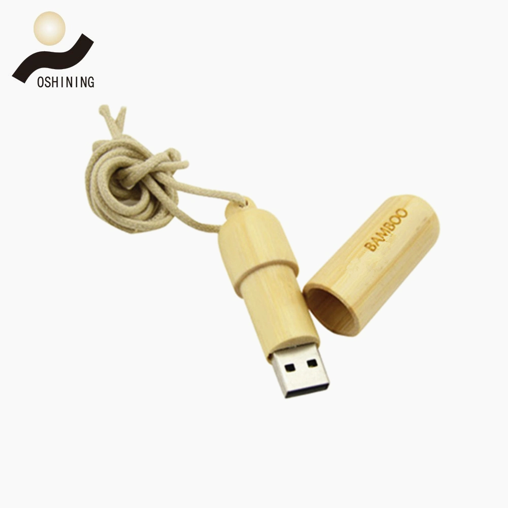 Bamboo USB Flash Drive Customized Wood Pen Drives (USB-WD304)