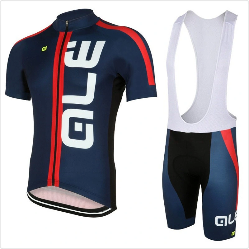 Vêtements de vélo de club respirants absorbant la transpiration, couleur vive, bavoir.