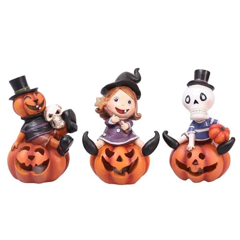 Halloween Pumpkin and Ghost Color Changing LED Lights Holiday Decoration Party Supplies