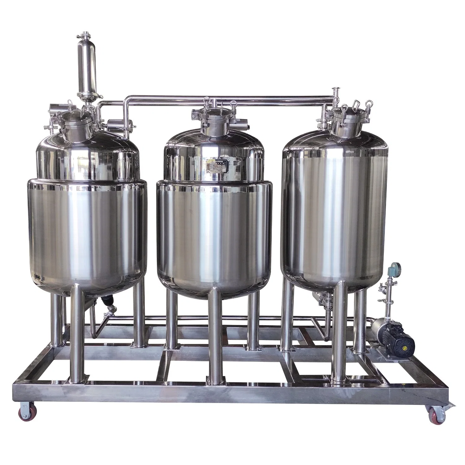 200L Fully Automatic CIP Cleaning System for Filling Machine and Pipeline