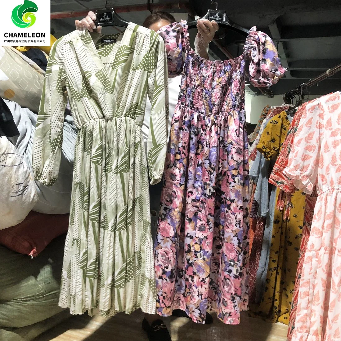 Preço de heap roupas de mulheres por atacado usadas vestidos Outdoor segunda mão Vestuário em fardos vestido de algodão em África