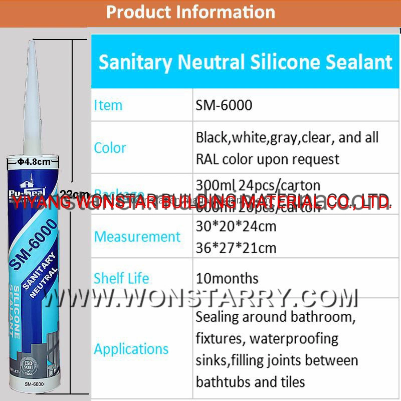 High quality/High cost performance Sanitary Waterproof Neutral Silicone Sealant