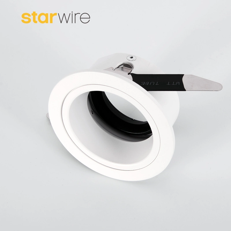 Recessed LED Ceiling Fixture Matt White GU10 Fixtures