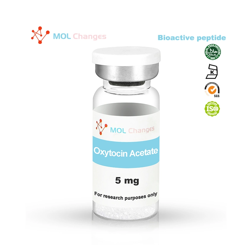 Fabricante de fornecimento de fábrica 99% pureza 5mg péptidos oxitocin Acetate CAS 50-56-6 em estoque