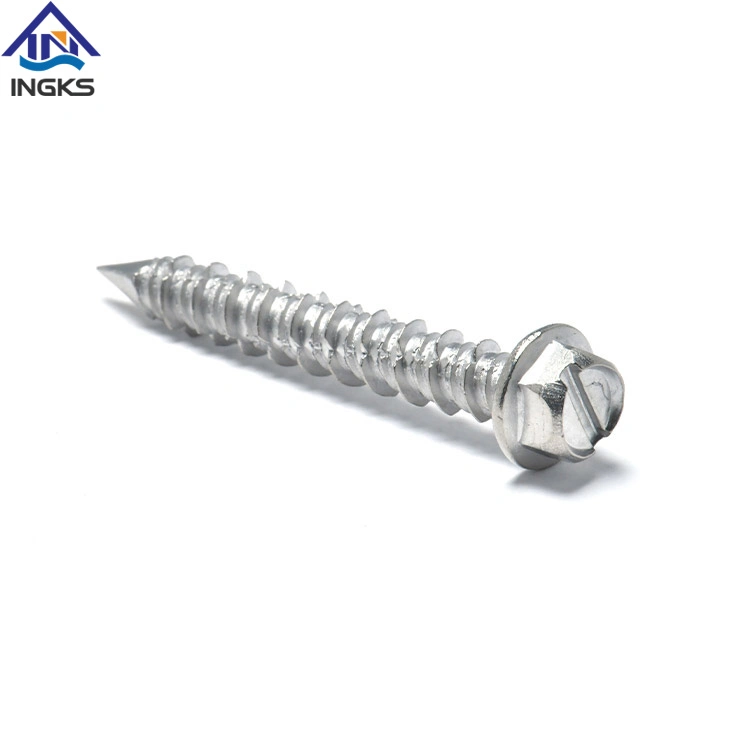 Ingks Supply Customized Indented and Slotted Hex Wafer Head Hi-Low Thread Wood Screws