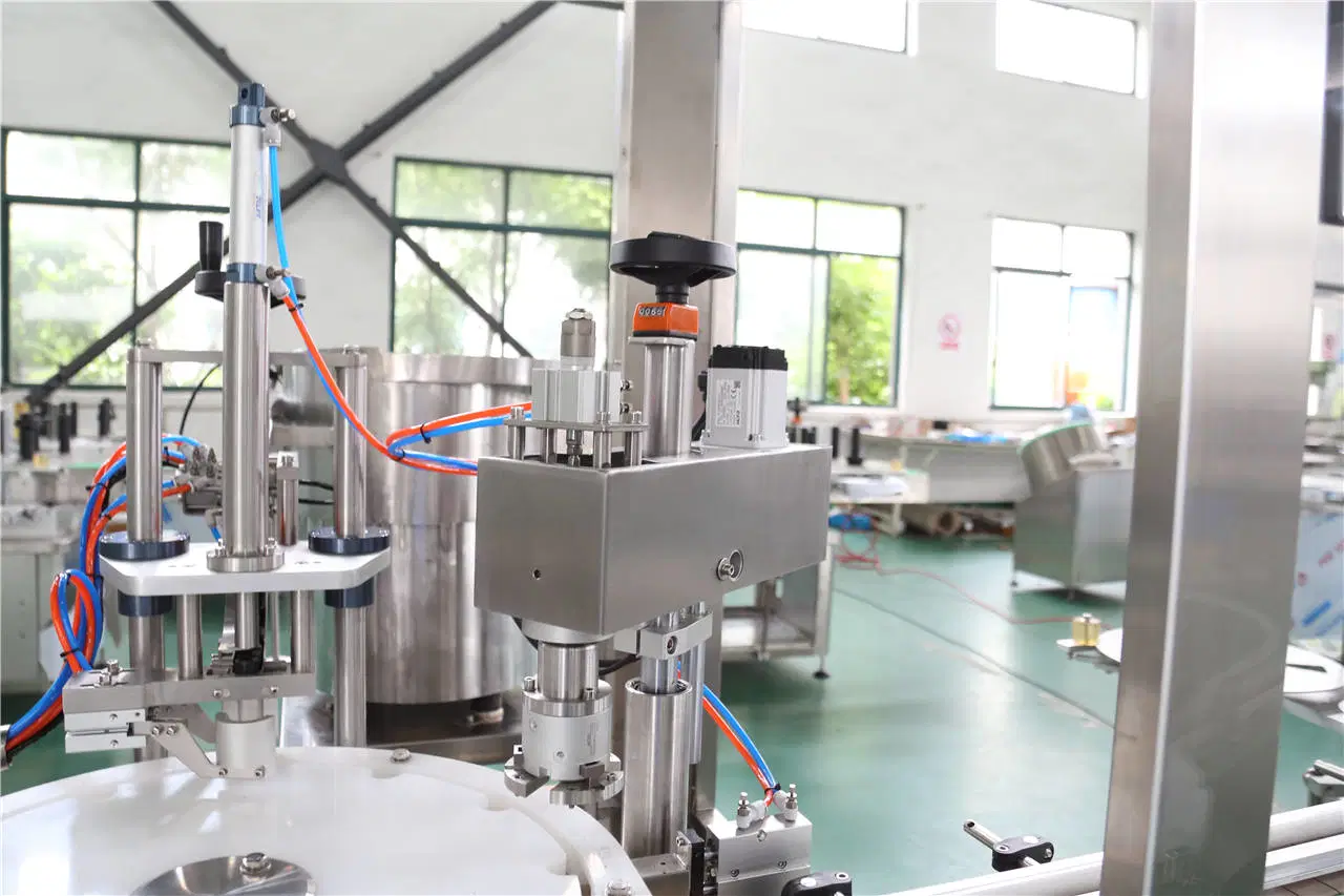 Automatic Nutrient Solution Liquid Glass Dropper Vial Filling Capping Machine