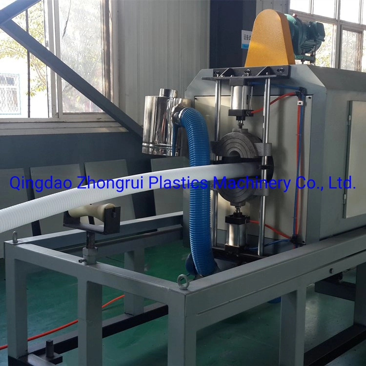 Plastic Corrugated Winding Pipe Production Machine, Single Wall Threaded Pipe Processing Equipment