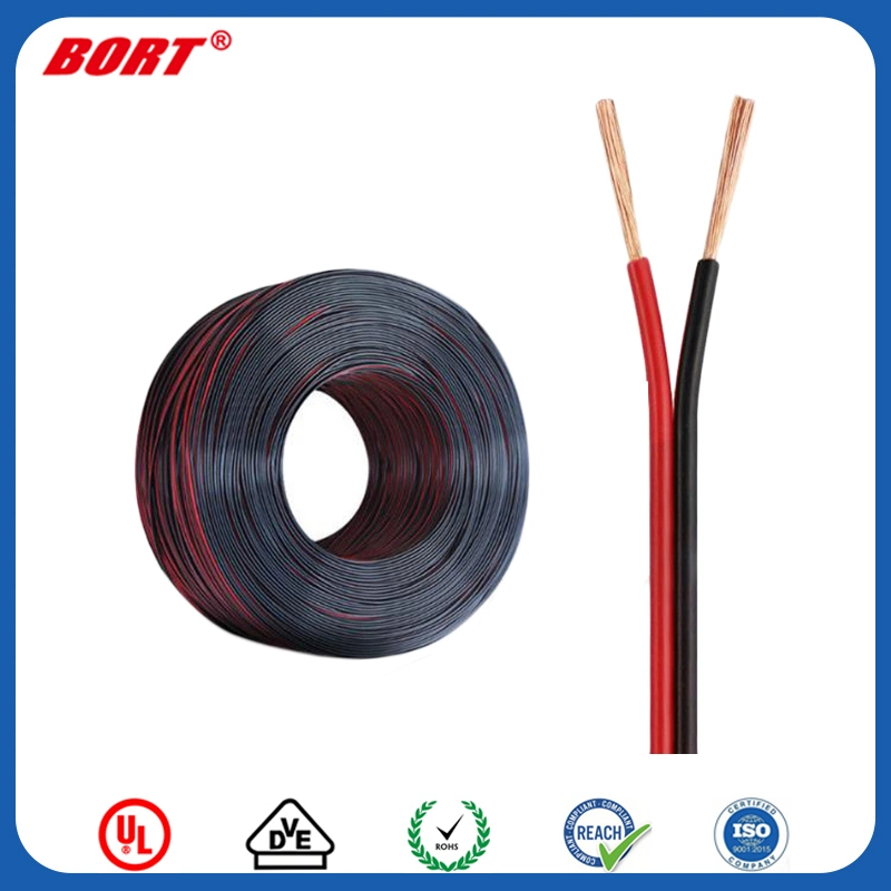 2pin Flat Ribbon Cable 12 Gauge Speaker Cable 1.5mm2 2.5mm2 Car Speaker Wire