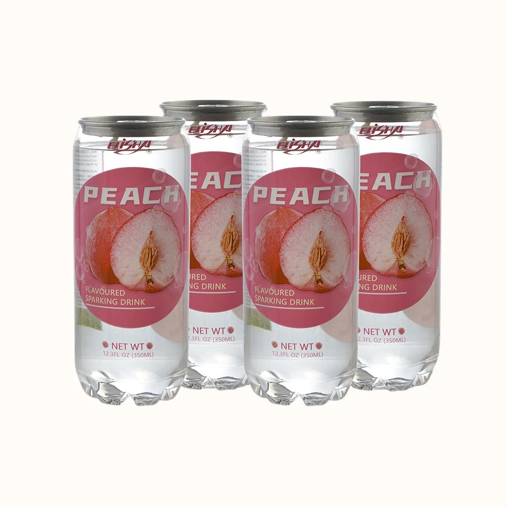 350ml Pet Can Peach Soda Water