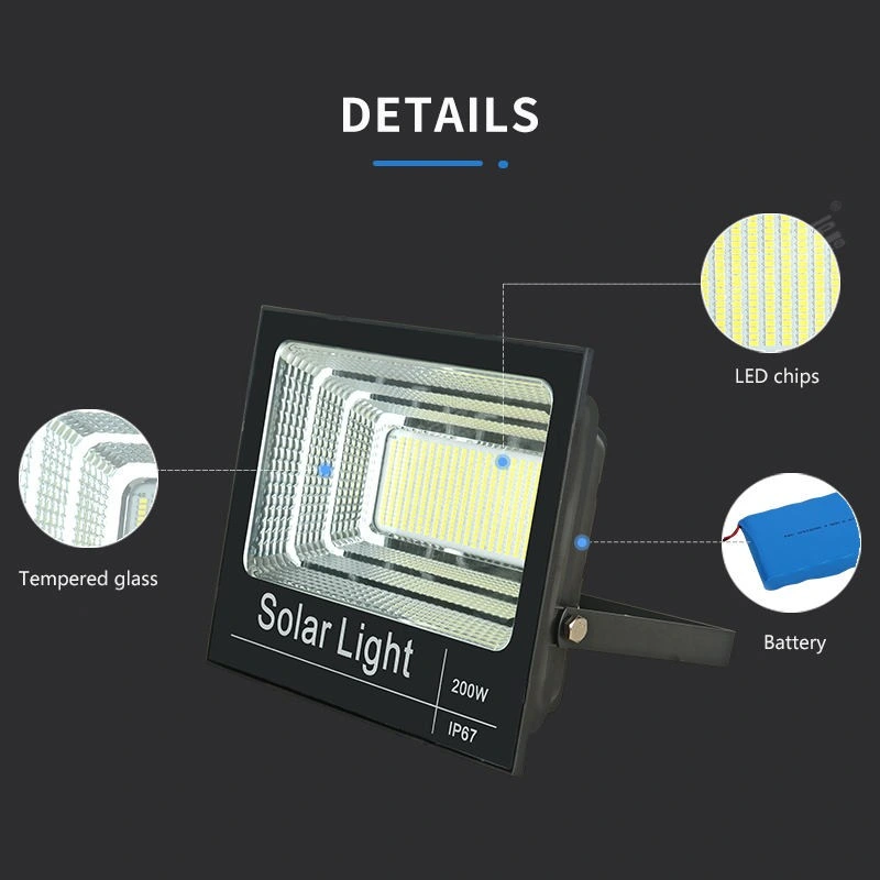 Hot Sell IP65 Outdoor Using Waterproof Solar Flood Light 150 Solar LED Floodlights for Garden