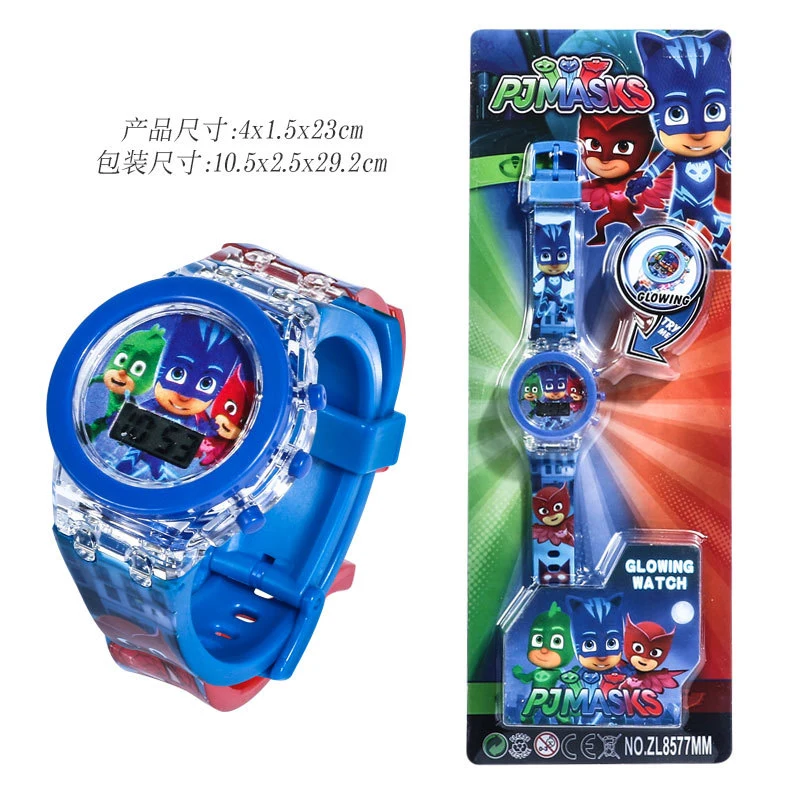 Explosive Children's Anime Cartoon Electronic Toy Watch with Lights