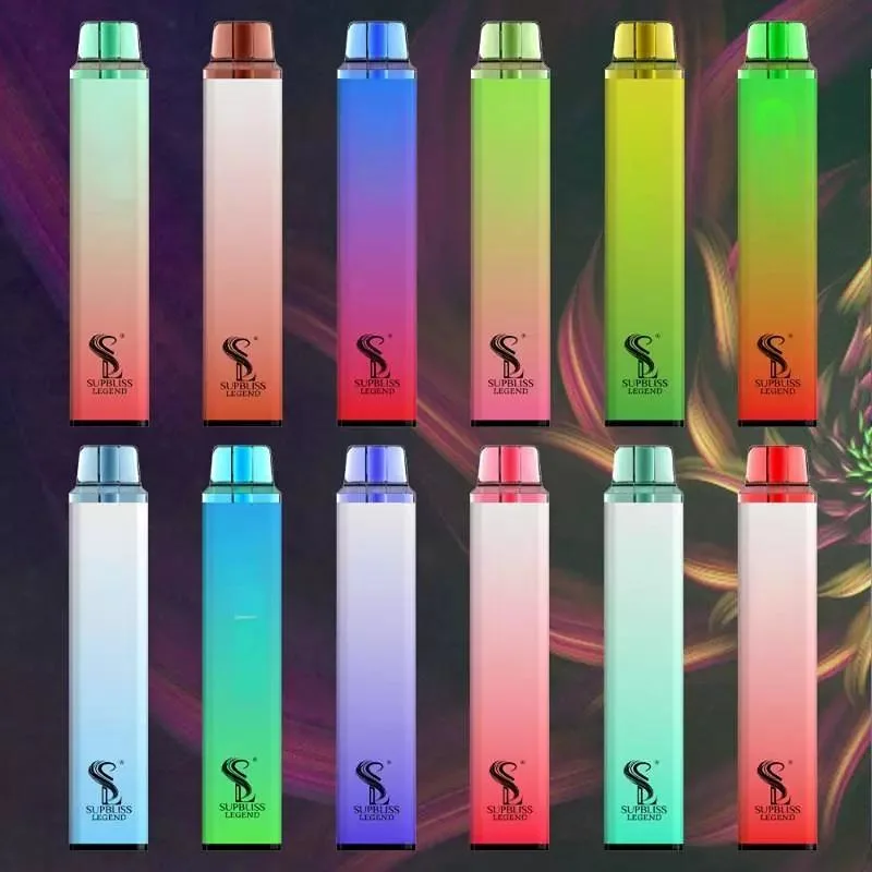 Original Supbliss Legend 3800 Puffs Disposable/Chargeable E Cigarette 0%2%3%5% N 10ml Pre-Filled 1500mAh Power Battery Mesh Coil Vapes Pen Starter Kit