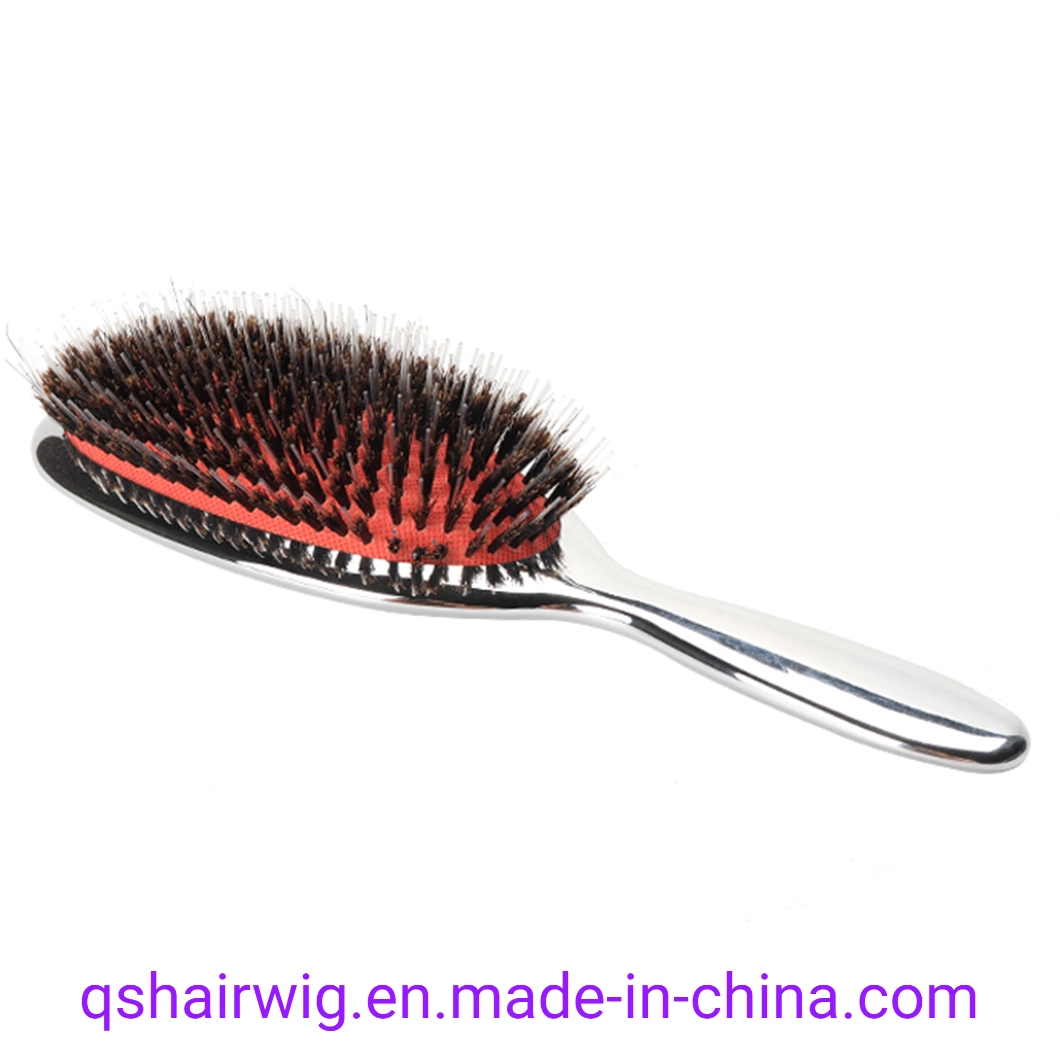 Wholesale/Supplier Custom Gold and Silver Hair Massage Comb Grooming Hairdressing Portable Plastic Extension Hairbrush Comb Hair Brush