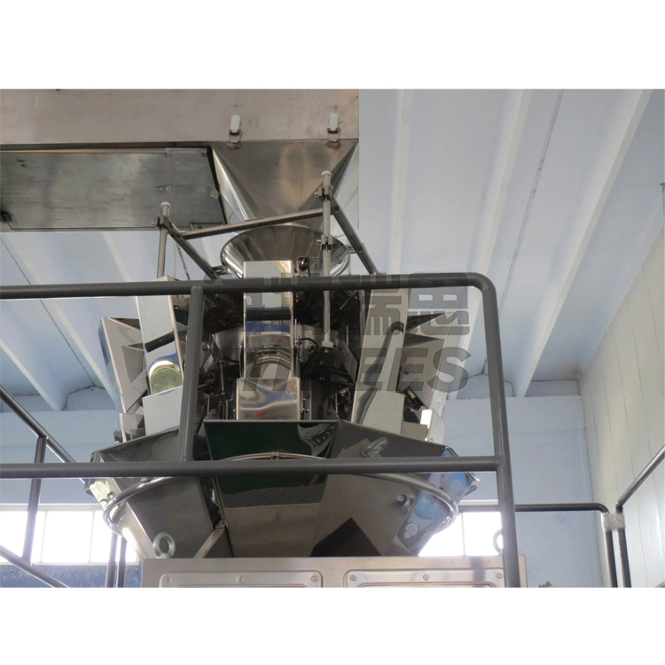 Fully Automatic Filling Food Packing Machine with Multihead Weigher for Patato Chips / Snack / Candy / Spaguetti