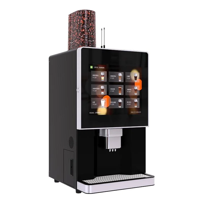 Table Type Fully Automatic Bean to Cup Coffee Vending Machine