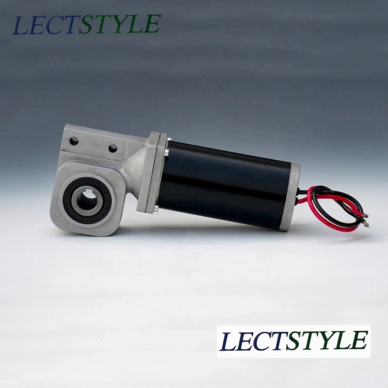 24V 30rpm 450W DC Worm Gear Motor on Rehabilitation Equipment or Drain Cleaning Machine