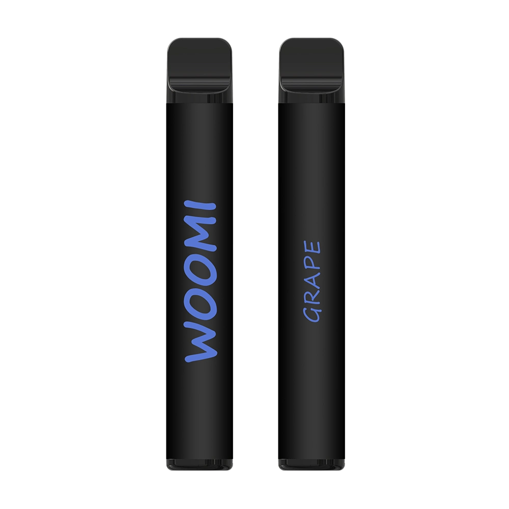 2023 vários sabores Woomi Vape 2% nicotina Mesh Coil Electronic Cigarros Rock 600 puffs descartáveis Pape