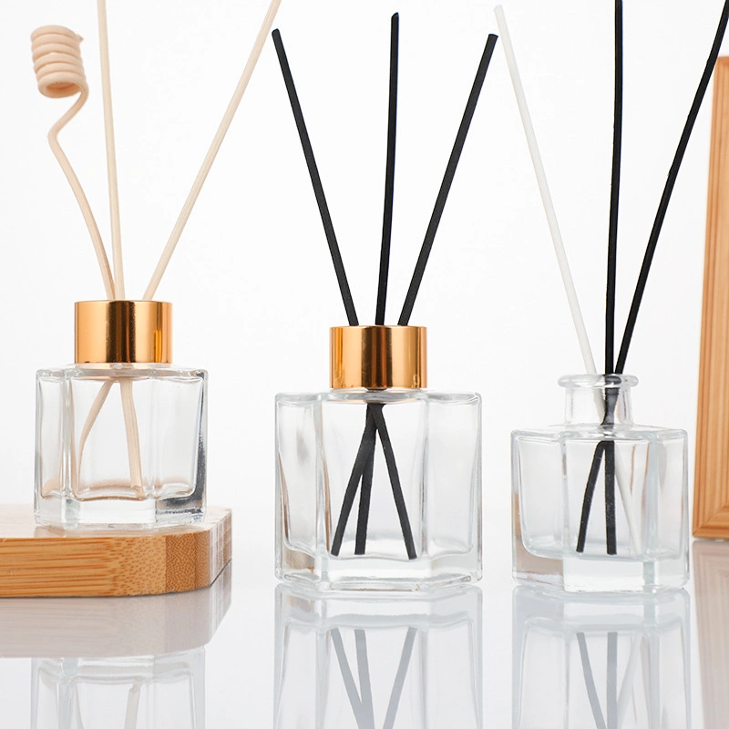 50ml 100ml 120ml Aroma Perfume Bottle Aromatherapy Empty Reed Diffuser Refill with Sticks