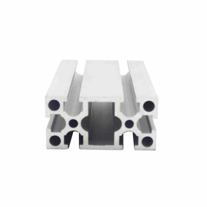 Aluminium extrudé 6063 T-Sot des profils de rail avec Anodisé clair (MV-6-3060GW)