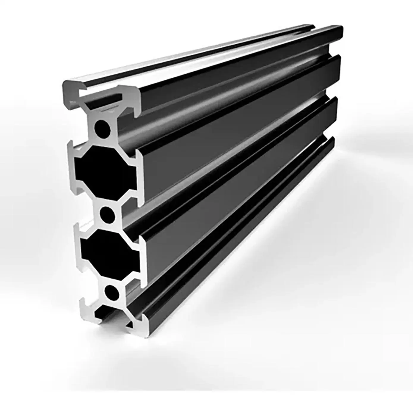 Sección de perfil de aluminio de extrusión de ranura en T 2020 3030 4040 5050