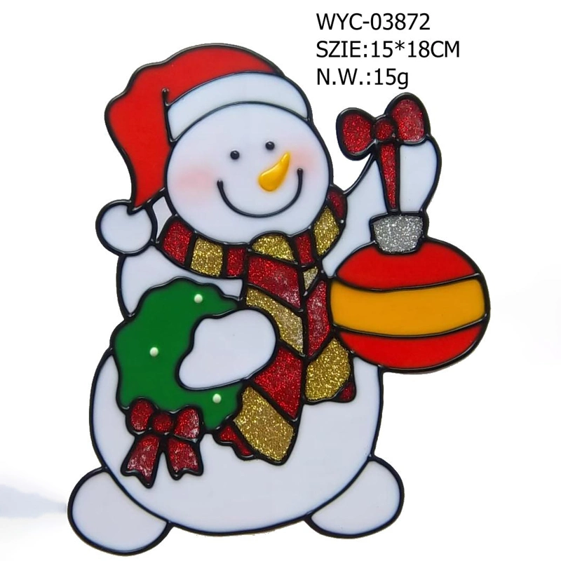 Cute Electrostatic Window Cling Decoration Christmas Window Sticker